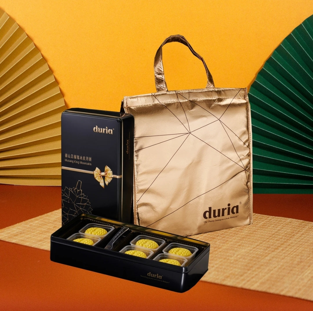 Duria's Signature Musang King Snowy Skin Mooncake