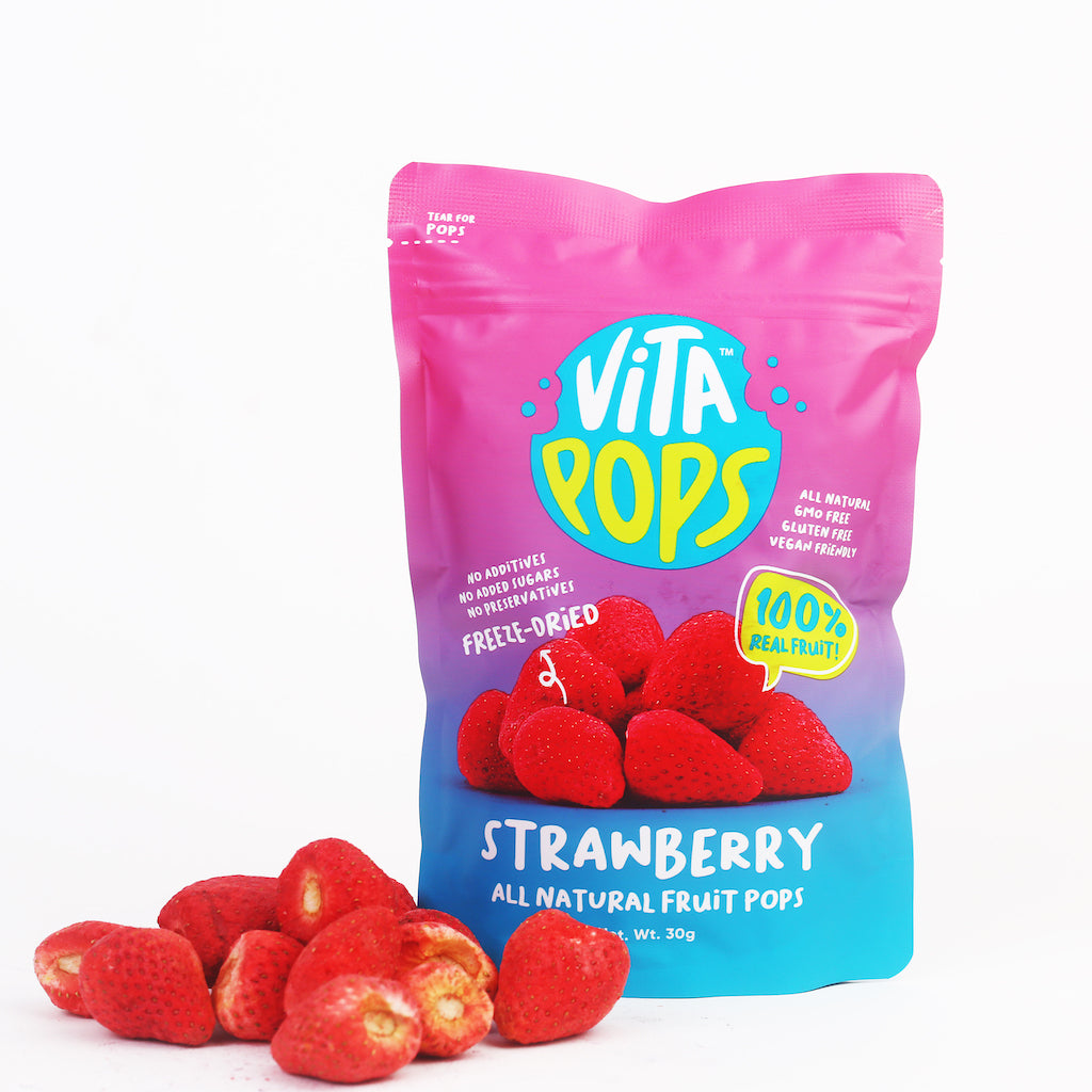 Vita Pops Freeze Dried Healthy Snacks (100% All Natural Real Fruits & Vegetables)