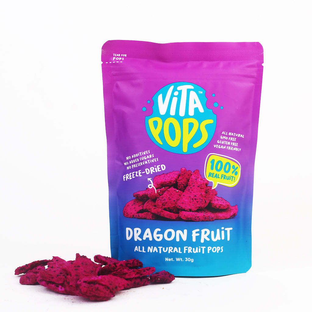 Vita Pops Freeze Dried Healthy Snacks (100% All Natural Real Fruits & Vegetables)