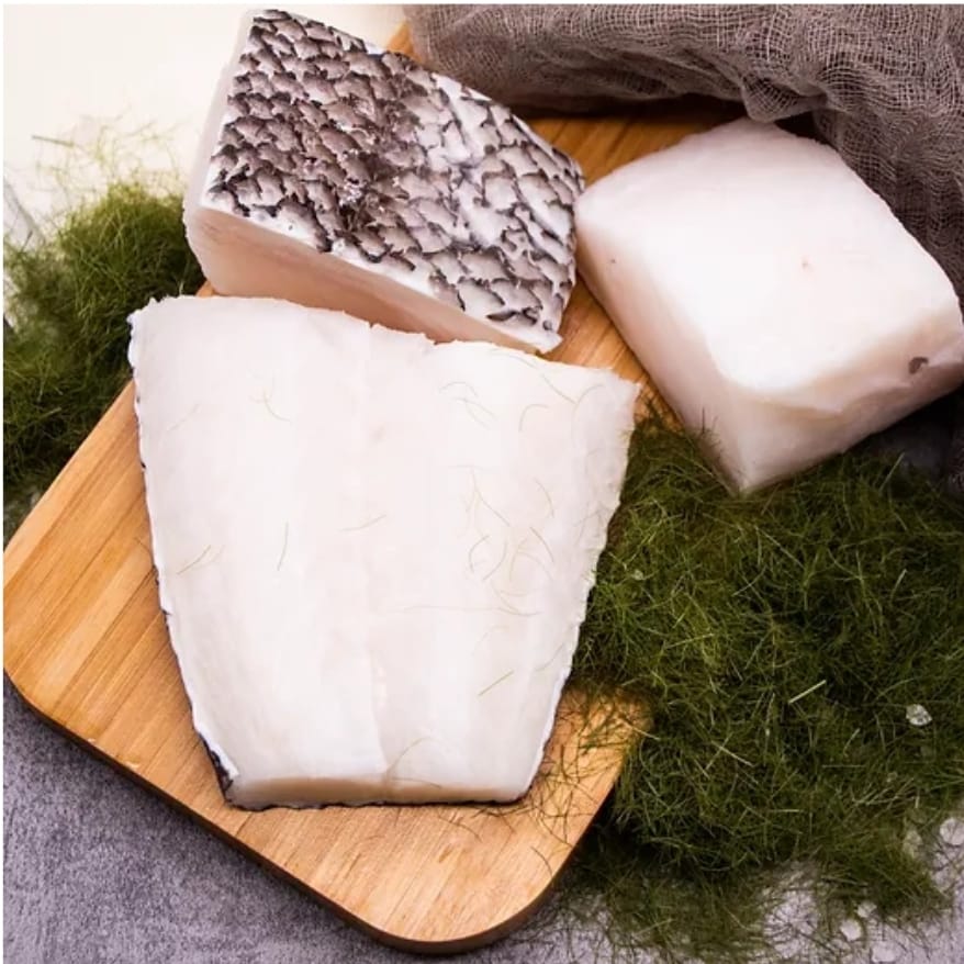 Deep Ocean Wild Caught French Atlantic Cod Fish Portion