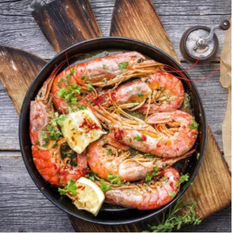 Live Frozen Raw Tiger Prawn