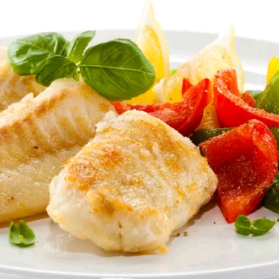 Deep Ocean Wild Caught French Atlantic Cod Fish Portion